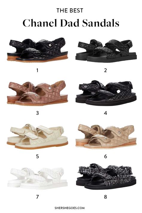 chanel sandal dupes|chanel inspired sandals.